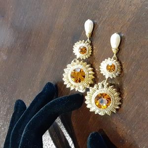 Bob Mackie made USA clip on earrings